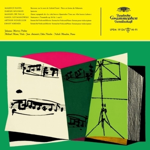 Johanna Martzy: Works By Ravel Milhaud De Falla Szymanowski - VINYL