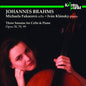 Brahms / Klansky / Fukacova: 3 Sonatas for Piano & Cello - CD