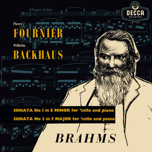 Fournier, Pierre / Backaus, Wilhelm: Brahms Sonatas For Cello & Piano - VINYL