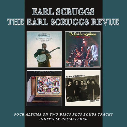Scruggs, Earl / Earl Scruggs Revue: I Saw The Light With Some Help From My Friends / Live! From Austin City Limits / Strike Anywhere / Bold & New - CD