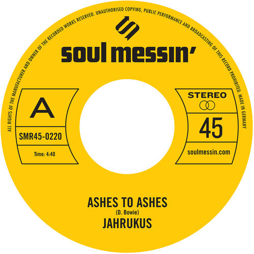 Jahrukus: Ashes to Ashes / Island Girl - 7-INCH SINGLE