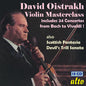 David Oistrakh: Violin Masterclass 24 Concertos from Bach to Vivaldi Other Key Works & Chamber Music - CD
