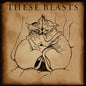 These Beasts: These Beasts (Clear Oxblood Aqua Splatter) - VINYL