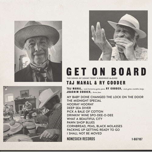 Taj Mahal & Ry Cooder: Get On Board - CD