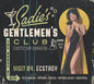 Various Artists: Sadie's Gentlemen's Club V4: Ecstasy (Various Artists) - CD