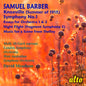 Molly McGurk: Samuel Barber: Symphony No. 1/ Essays Nos. 1 & 2 / Night Flight - CD