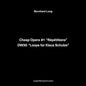 Bernhard Lang: Cheap Opera 1 Repetitions / DW30 Loops for Klaus Schulze - VINYL
