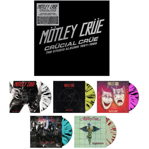 Motley Crue - Crucial Crue: The Studio Albums 1981-1989 - VINYL