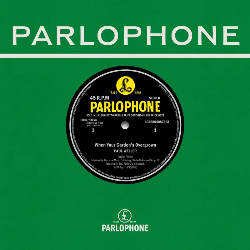 Paul Weller - When Your Garden’s Overgrown / Boy About Town (Weller at the BBC Vol. 2) - RSD 7" Single