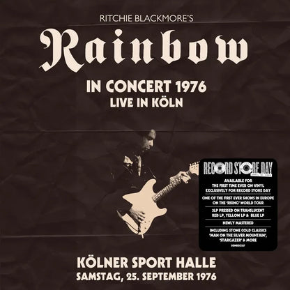 Ritchie Blackmore's Rainbow - Live From Koln 1976 - RSD LP