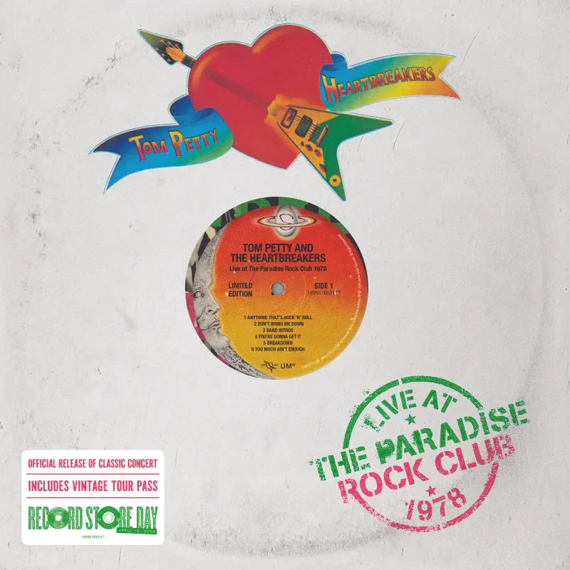 Tom Petty & The Heartbreakers - Live At The Paradise Rock Club, 1978 - RSD LP