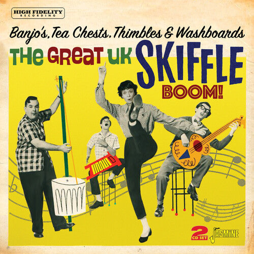 Banjos Tea Chests Thimbles & Washboards: Great UK: Banjos, Tea Chests, Thimbles & Washboards: The Great UK Skiffle Boom! / Various - CD