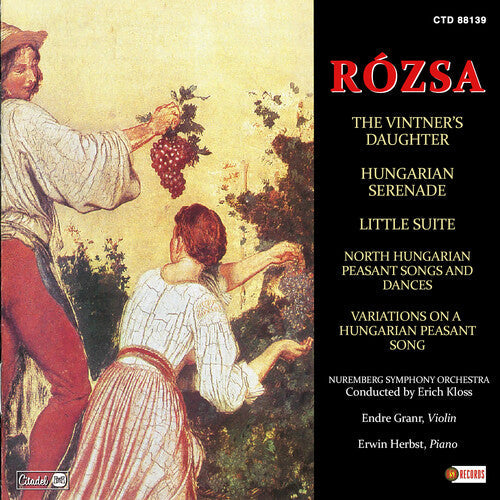 Rozsa: Vintner's Daughter Hungarian Serenade Little Suite North Hungarian    Peasant Songs - CD