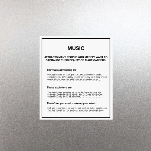 The Mark: So You Betrayed The Creative Arts For Your Own Personal Ends - VINYL