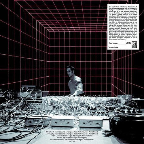 Steve Reich: Live At Berkeley University Museum, July 11th 1970 - VINYL