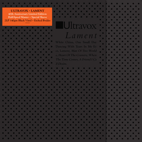 Ultravox - Lament (40th Anniversary Edition) - VINYL