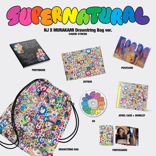Newjeans: NewJeans 'Supernatural' NJ X MURAKAMI (Drawstring Bag ver.) - CD