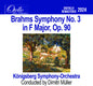 Konigsberg Symphony Orchestra: Brahms - Symphony No. 3 in F Major, Op. 90 - CD
