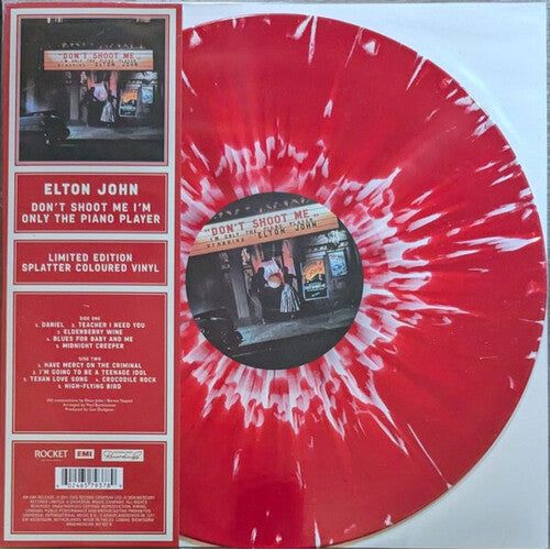 Elton John - Don't Shoot Me I'm Only The Piano Player (Red Splatter) - VINYL