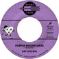 Say She She: Purple Snowflakes / This Wintertime - Purple/Red - 7-INCH SINGLE