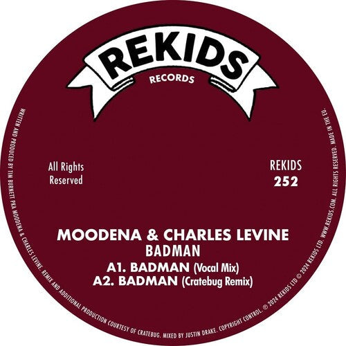 Moodena & Charles Levine: Badman - 12-INCH SINGLE