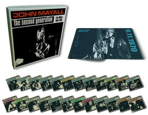 John Mayall: Second Generation: Live Magic 1968-1993 - 30CD Box Set with 120pg Hardbook Book - CD