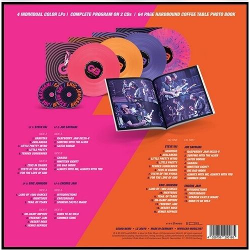 G3 (Satriani/Vai/Johnson) - G3 Reunion Live - VINYL/CD Box Set