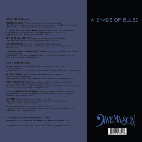 Dave Mason - A Shade of Blues - VINYL