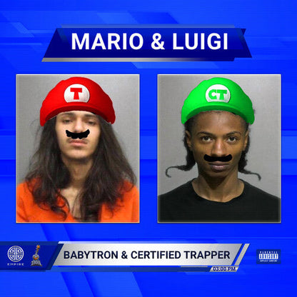 Babytron & Certified Trapper - Mario & Luigi - Picture Disc LP