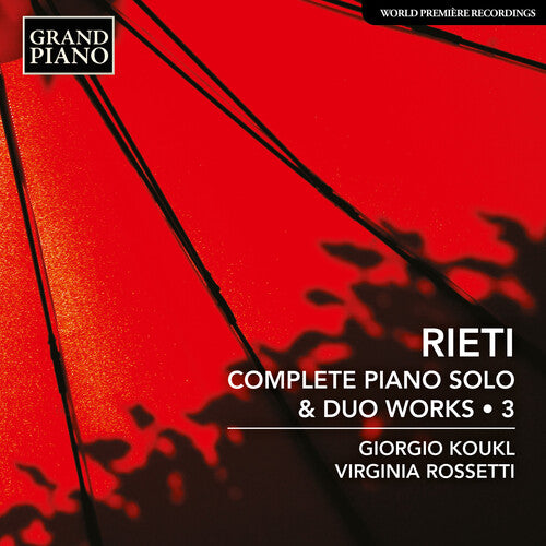 Joanna Klisowska: Rieti: Complete Piano Solo & Duo Works, Vol.  3 - CD