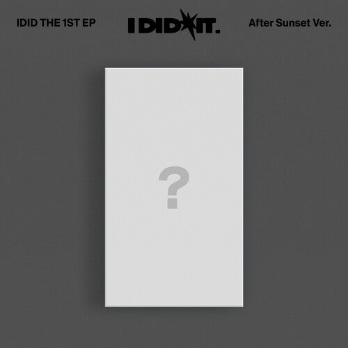 Idid: I Did It. (After Sunset Ver.) - CD
