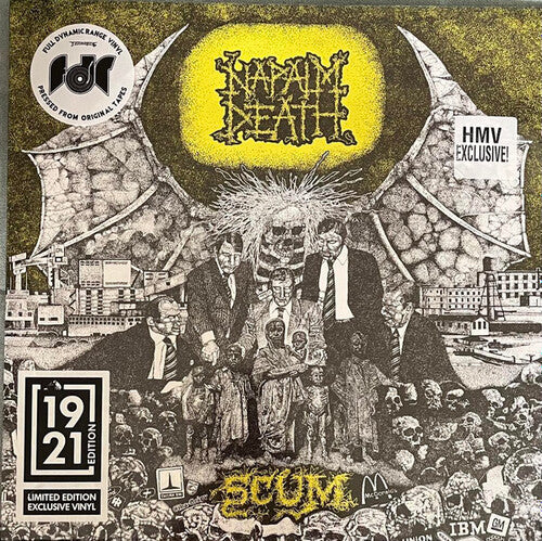 Napalm Death: Scum - White Vinyl - VINYL