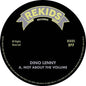 Dino Lenny: Not About The Volume (with Tiger Stripes Remix) - 12-INCH SINGLE