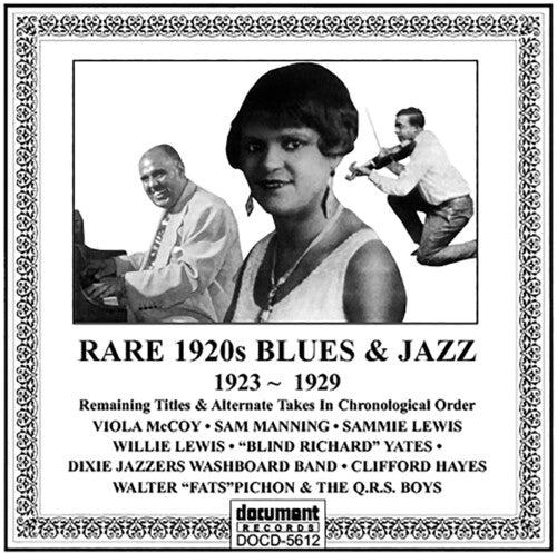Various Artists: Rare 1920's Blues and Jazz 1923-1929 - CD