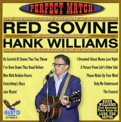 Red Sovine: Perfect Match-Songs of Hank Williams - CD
