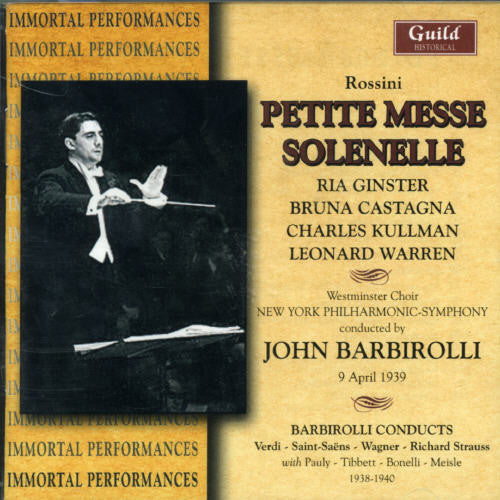 John Barbirolli: Petite Messe Solenelle & Other Rarities - CD