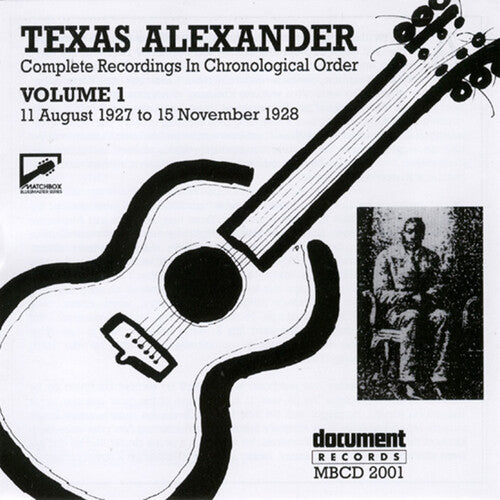 Texas Alexander: Complete Recorded Works 1927-1950 Vol. 1 (1927-1928) - CD