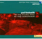 P. Hindemith: Long Christmas Dinner Das Lange Weihnachtsmahl - CD