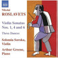 Solomia Soroka: Violin Sonatas 1 4 & 6 - CD