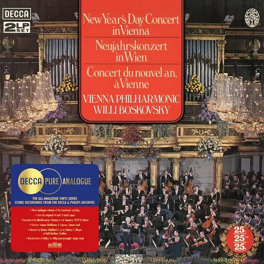 Will Boskovsky - New Year's Day Concert In Vienna - Decca Pure Analogue LP (With Cosmetic Damage)