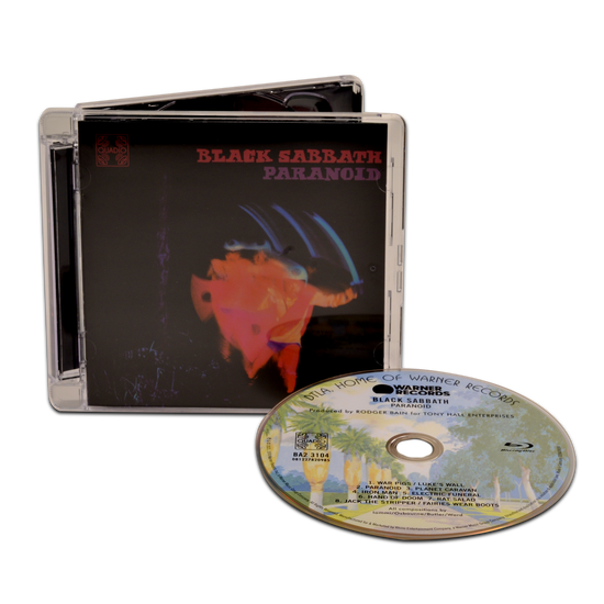 Black Sabbath - Paranoid - (Quadio) Blu-Ray Audio Disc