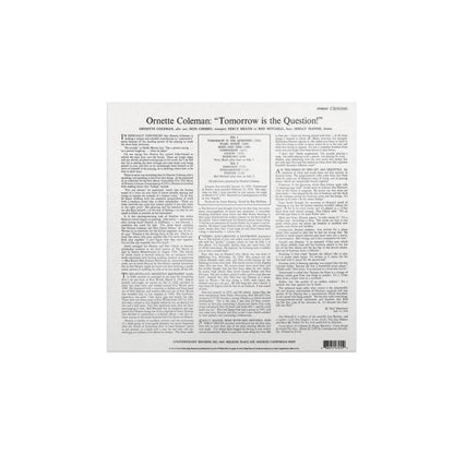 Ornette Coleman - Tomorrow Is the Question! - Contemporary LP