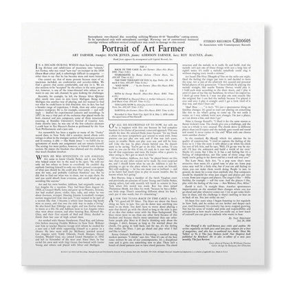 Art Farmer - Portrait of Art Farmer - Contemporary LP
