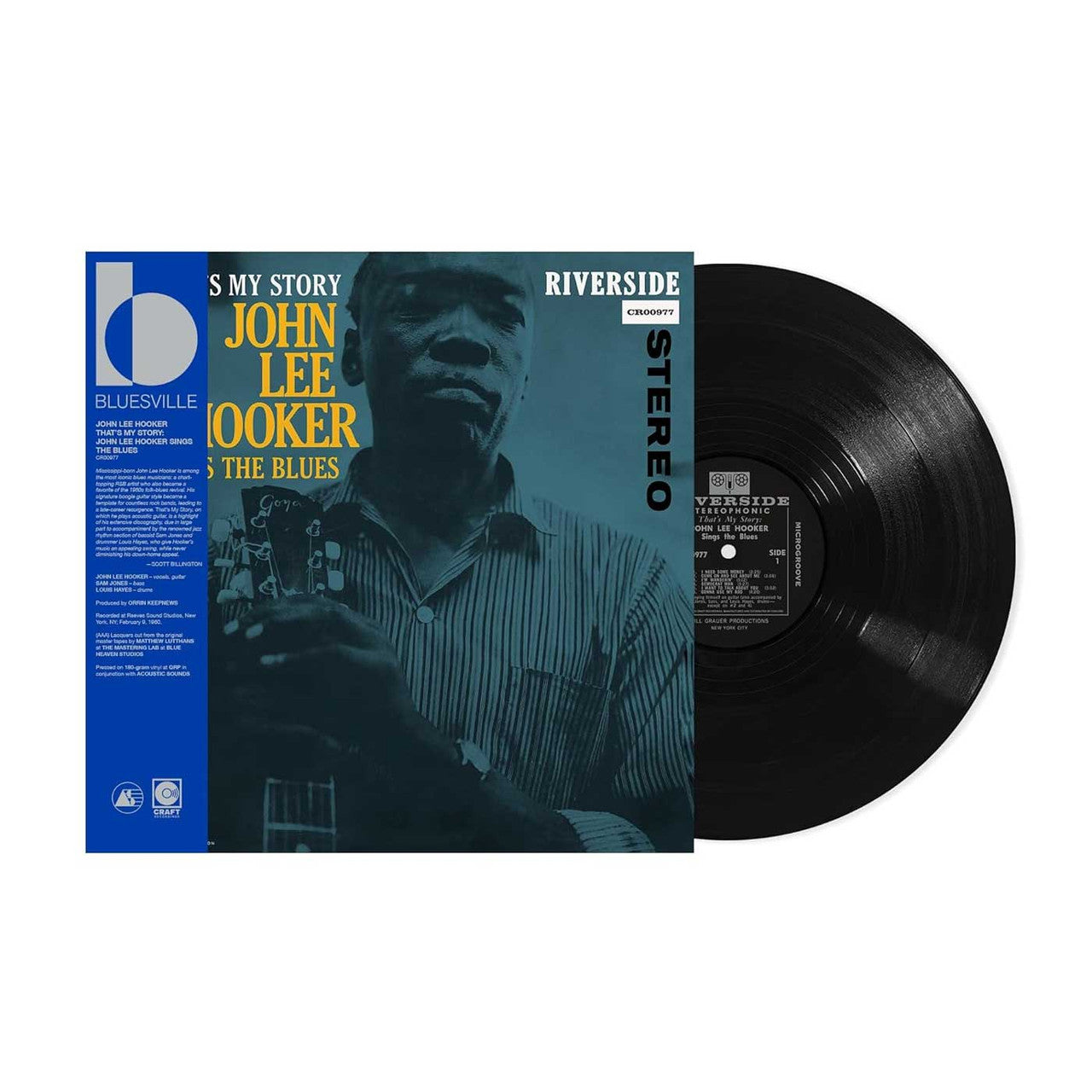 John Lee Hooker - That's My Story: John Lee Hooker Sings The Blues - Bluesville Acoustic Sounds Series LP