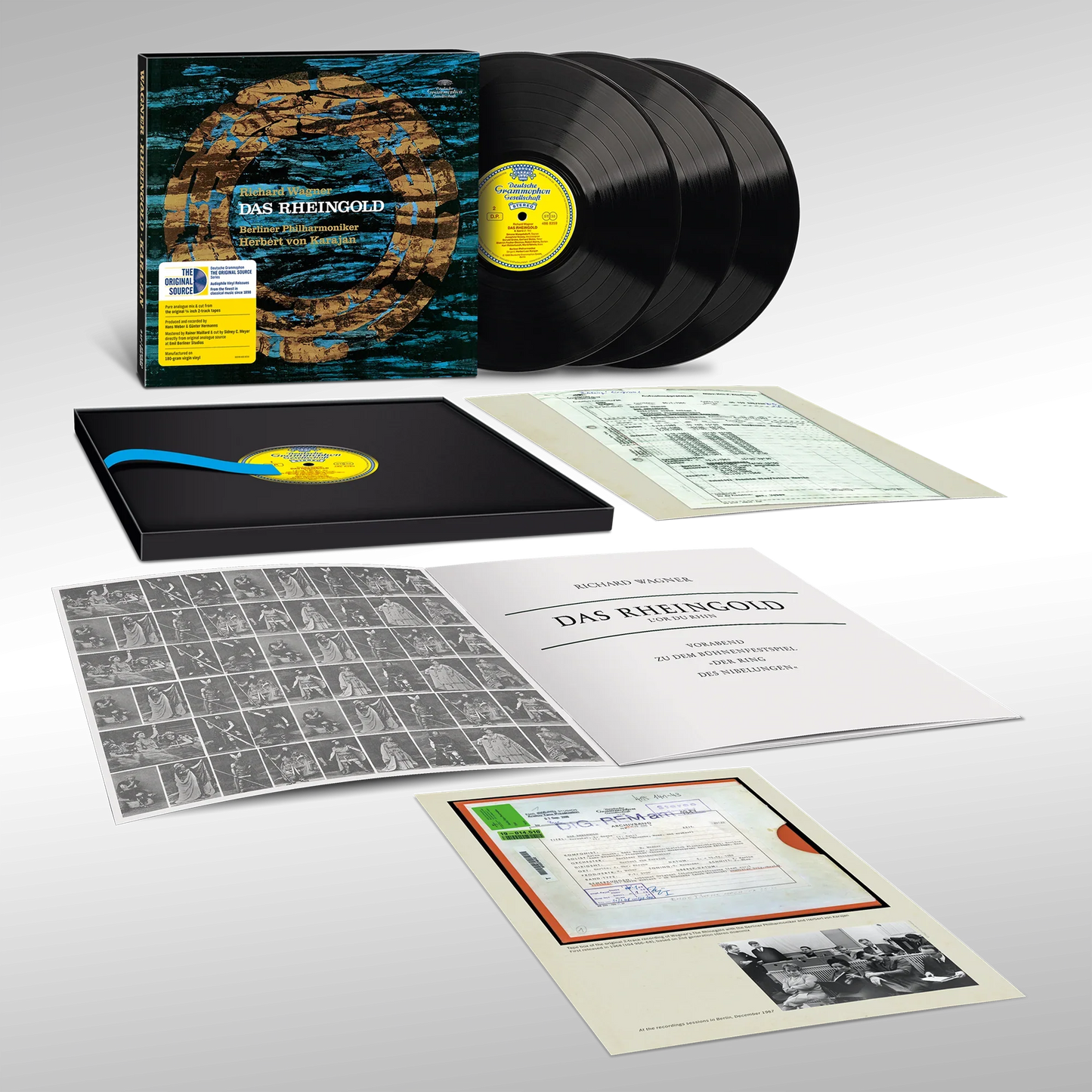 Herbert von Karajan - Wagner: Das Rheingold - Original Source Series LP Box Set