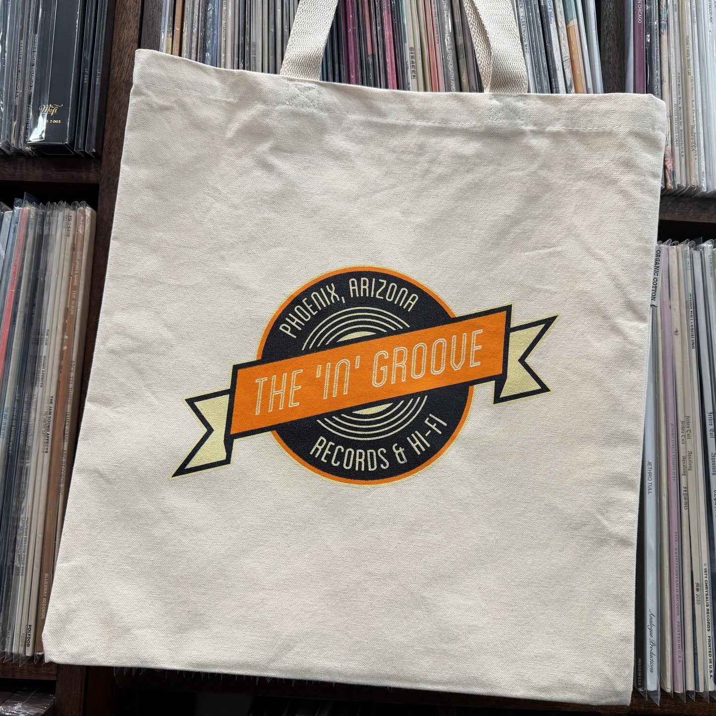 The 'In' Groove Record Store Tote Bag