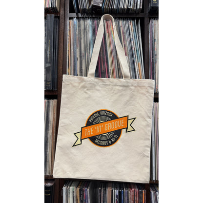 The 'In' Groove Record Store Tote Bag