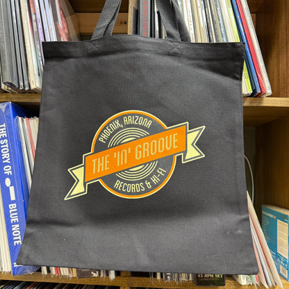 The 'In' Groove Record Store Tote Bag