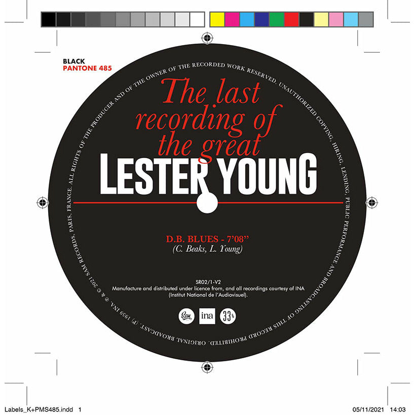 Lester Young - Le Dernier Message de Lester Young Barclay - Sam Records LP + 10”