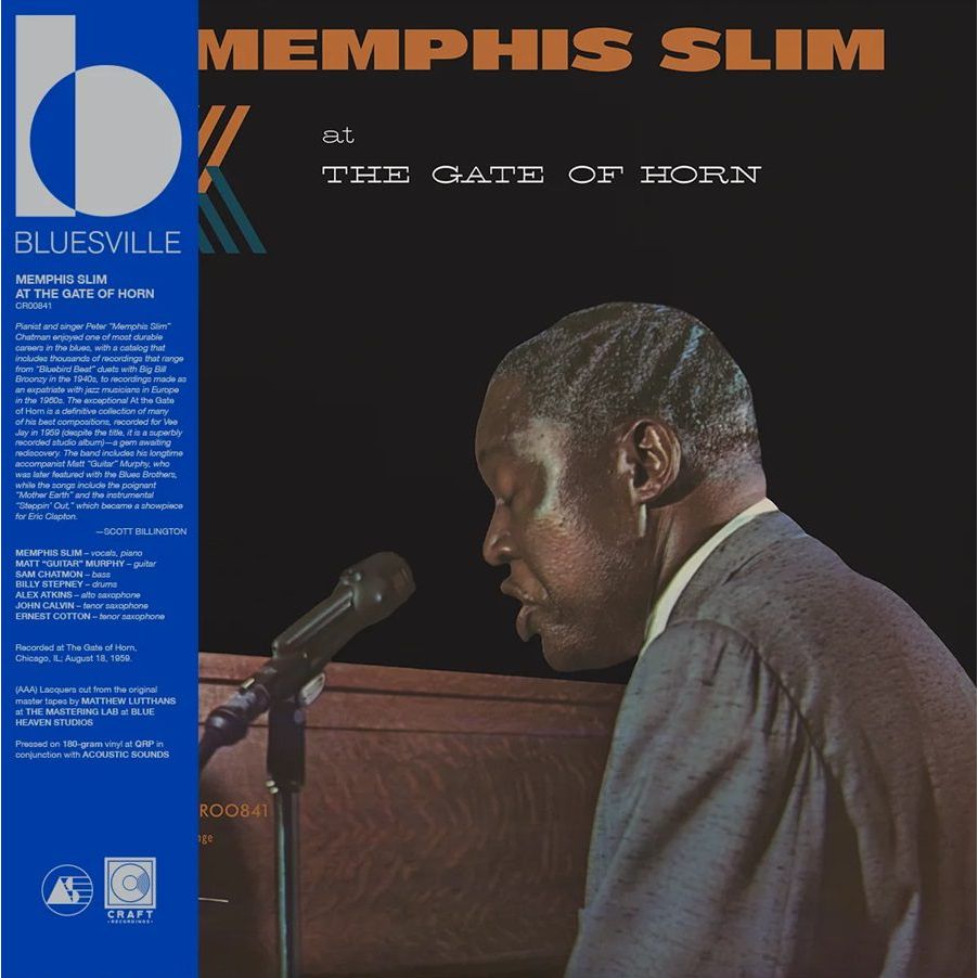 Memphis Slim - At the Gate of Horn - Bluesville Acoustic Sounds Series  LP